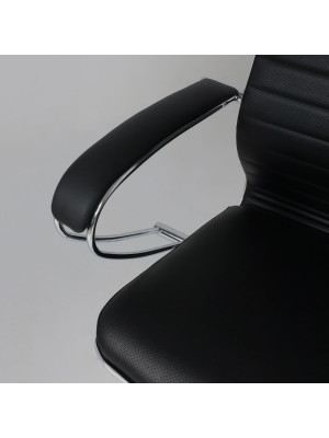 Кресло компьютерное Metta SynchroSit NL-КL1 черный мягкие подлокотники