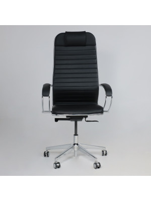 Кресло компьютерное Metta SynchroSit NL-КL1 черный спереди