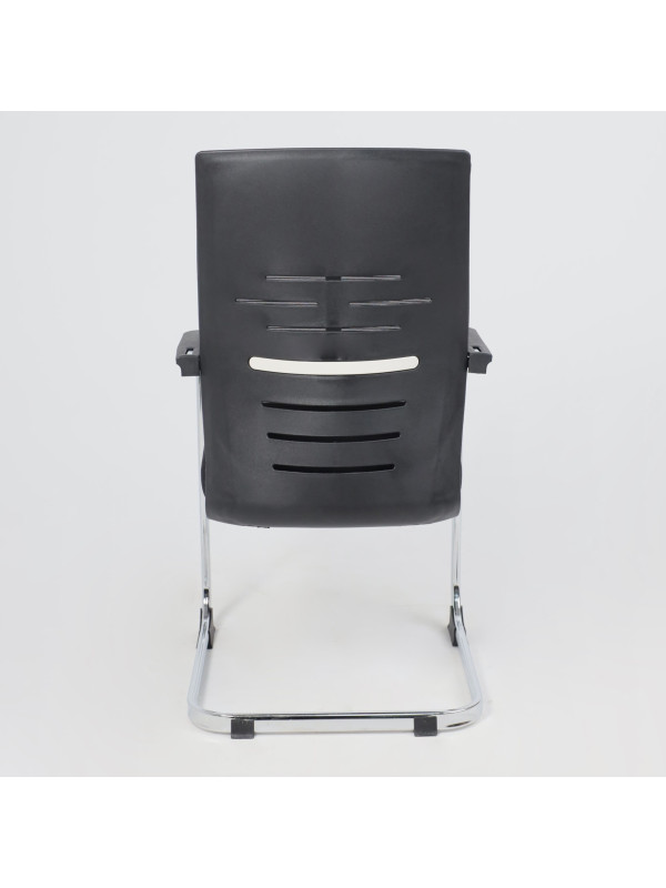 Стул офисный AksHome Tax черный/хром сзади