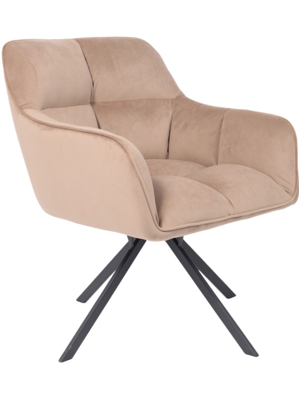 Кресло AksHome Virginia капучино/черный