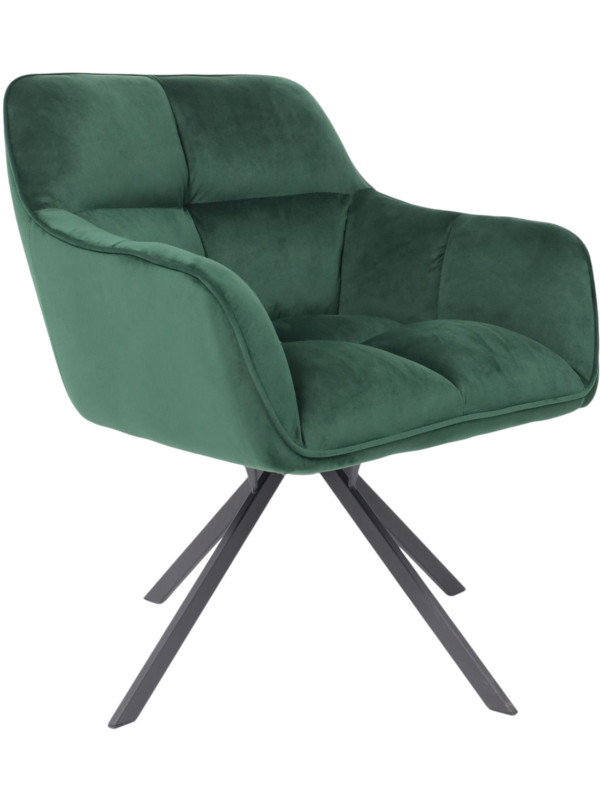 Кресло AksHome Virginia зеленый/черный