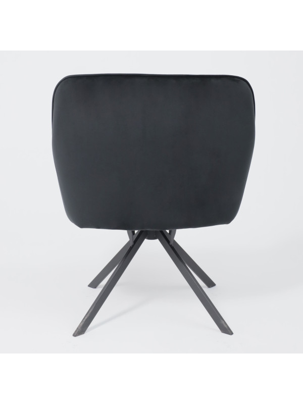 Кресло AksHome Virginia черный сзади