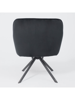 Кресло AksHome Virginia черный сзади