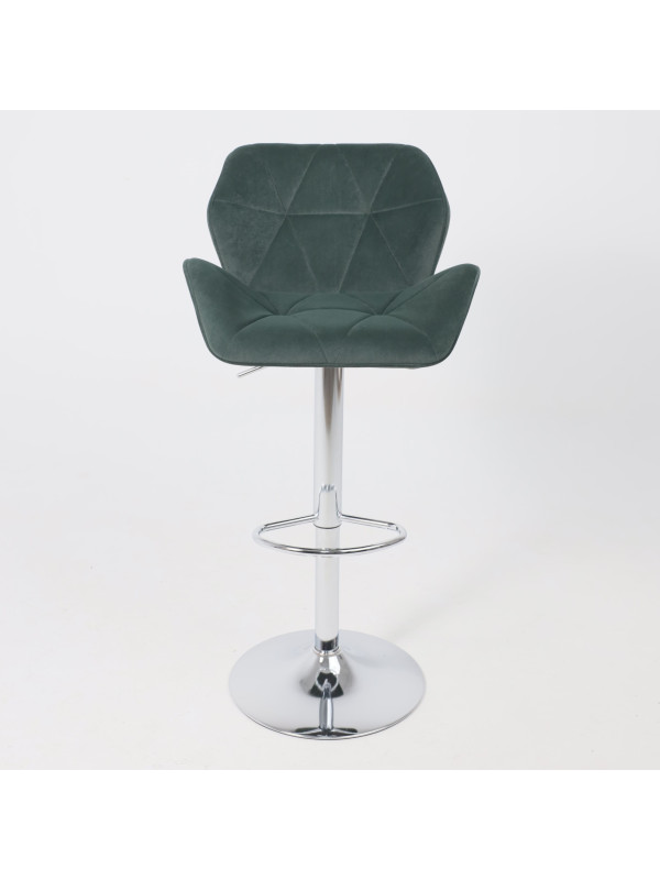 Стул AksHome Berlin GB зеленый/хром спереди