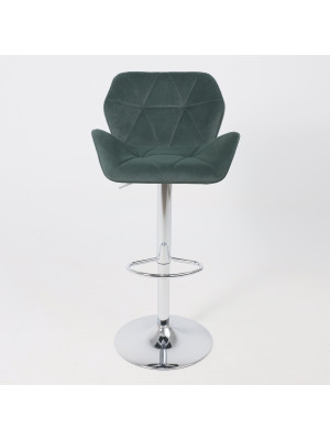 Стул AksHome Berlin GB зеленый/хром спереди