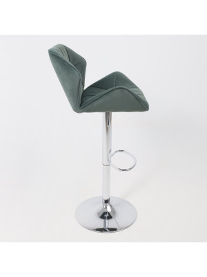 Стул AksHome Berlin GB зеленый/хром сбоку