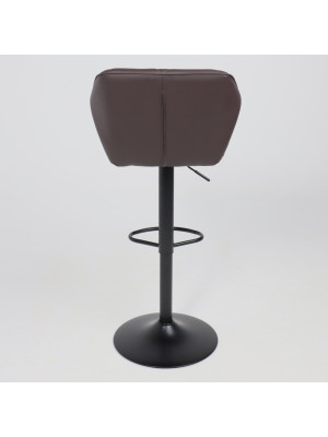 Стул AksHome Berlin GB шоколад/черный сзади