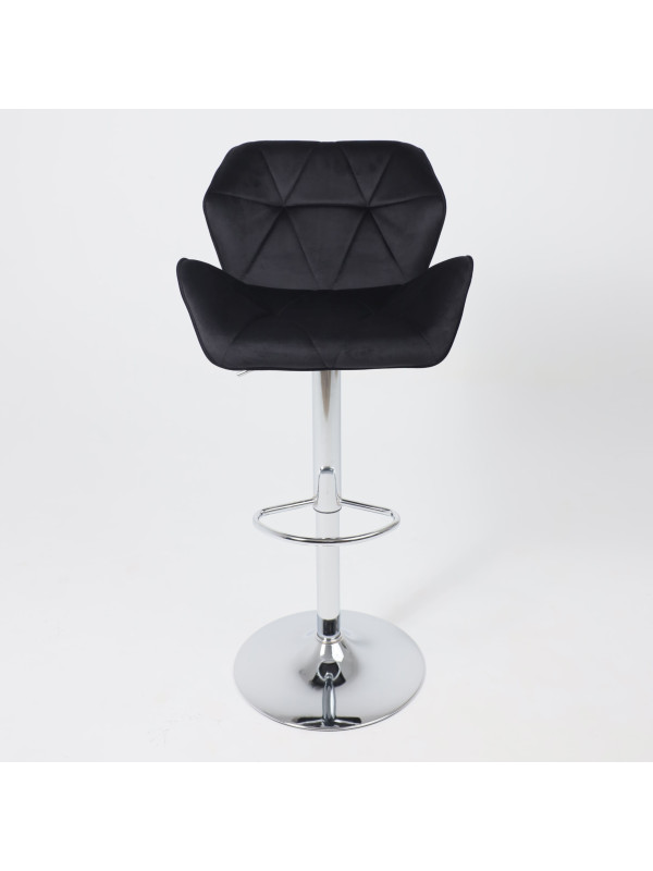 Стул AksHome Berlin GB черный/хром спереди