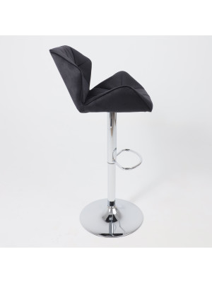 Стул AksHome Berlin GB черный/хром сбоку