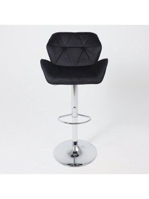 Стул AksHome Berlin GB черный/хром спереди