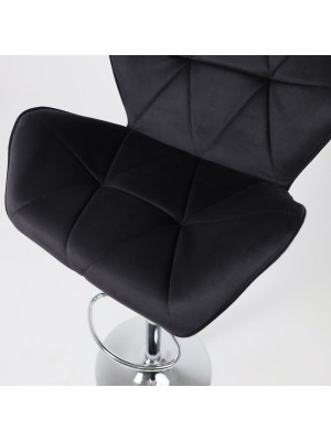 Стул AksHome Berlin GB черный/хром сверху