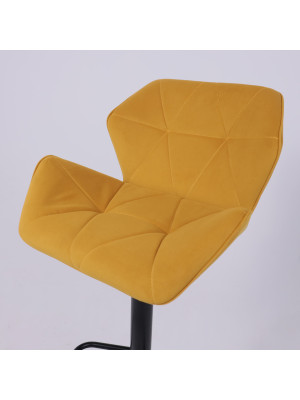 Стул AksHome Berlin GB горчичный/черный сверху