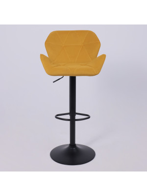 Стул AksHome Berlin GB горчичный/черный спереди