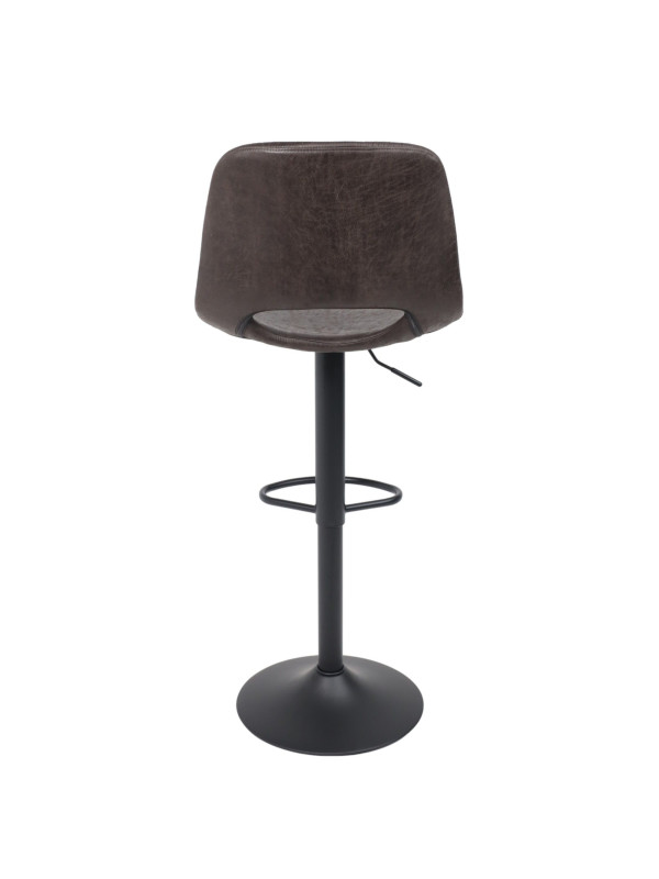 Стул AksHome Indiana графит/черный сзади