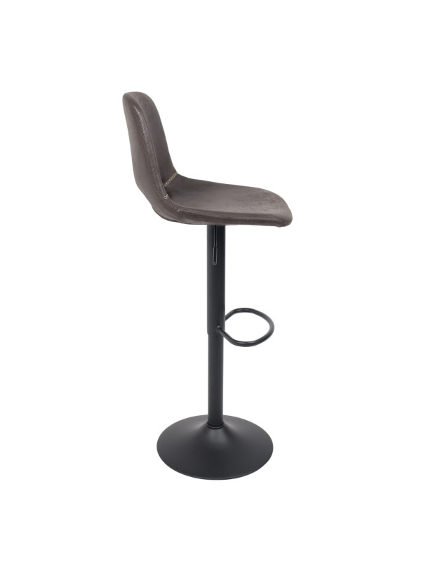 Стул AksHome Indiana графит/черный сбоку