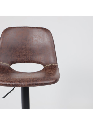 Стул AksHome Indiana коричневый/черный вблизи