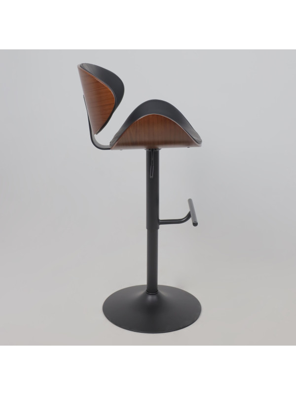 Стул AksHome Rocker черный сбоку