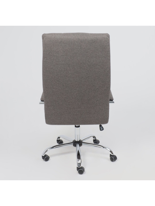 Кресло компьютерное AksHome Брест-1 серый сзади