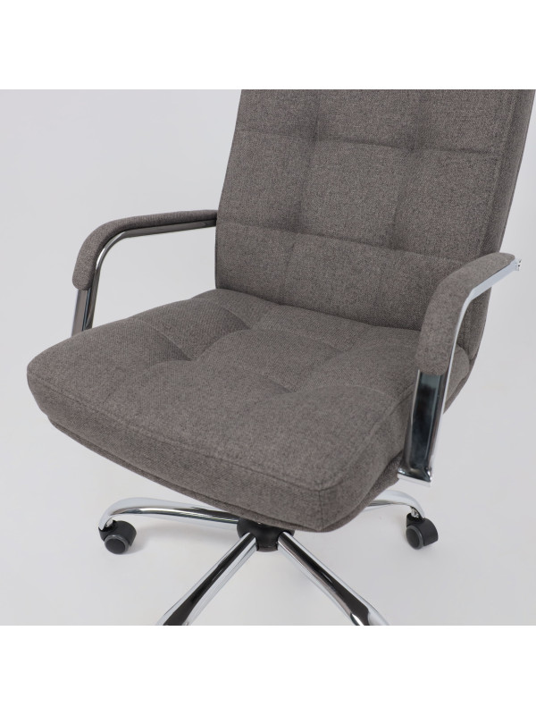 Кресло компьютерное AksHome Брест-1 серый сверху
