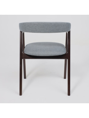 Стул ОРИМЭКС Лондон серый/темный бук  сзади