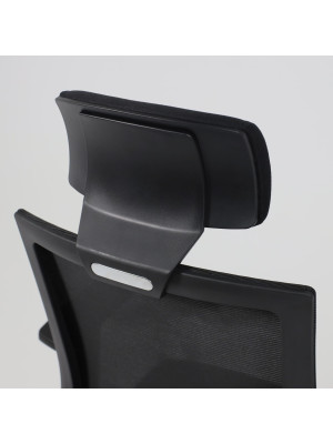 Кресло компьютерное AksHome Arcus черный регулировка подголовника