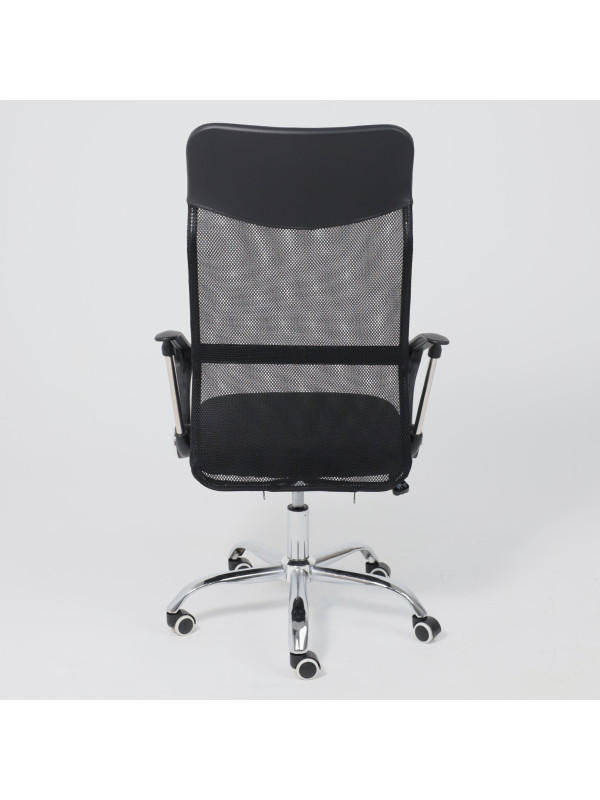 Кресло компьютерное AksHome Aria Next черный сзади