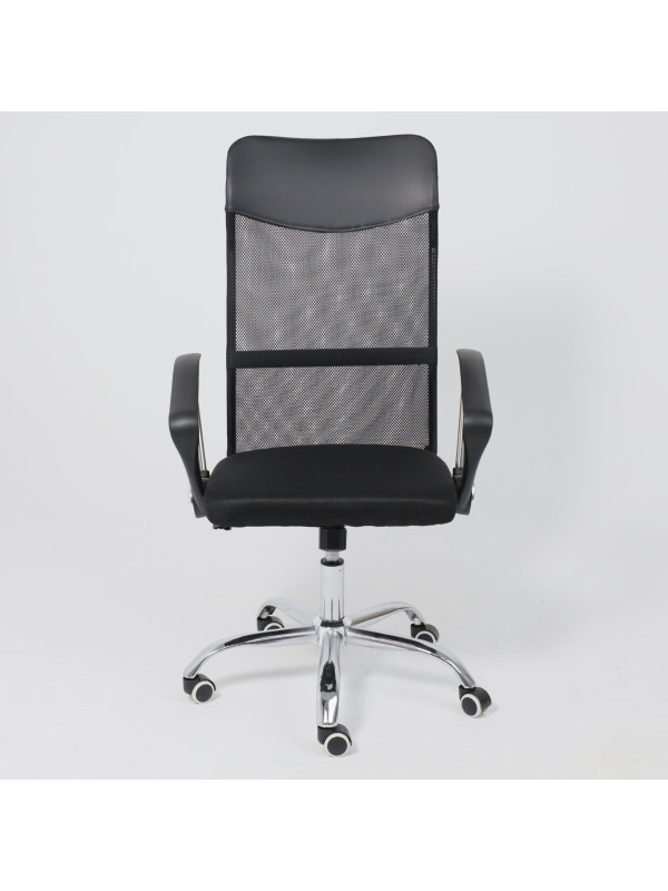 Кресло компьютерное AksHome Aria Next черный спереди