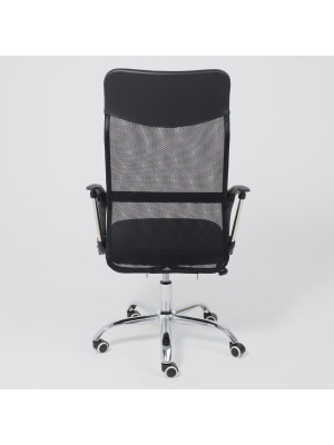 Кресло компьютерное AksHome Aria Next черный сзади