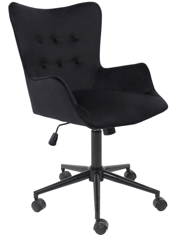 Кресло компьютерное AksHome Bella black черный