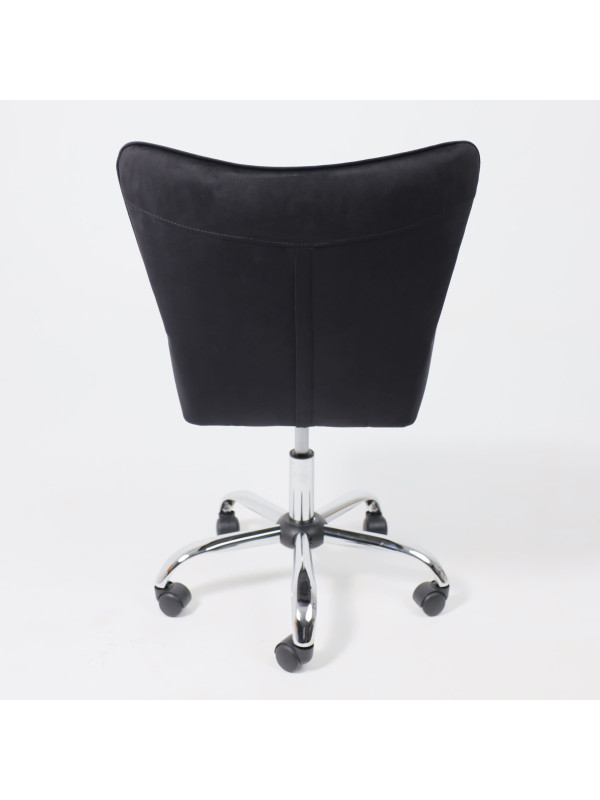 Кресло компьютерное AksHome Bella черный сзади