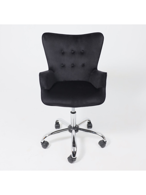 Кресло компьютерное AksHome Bella черный спереди