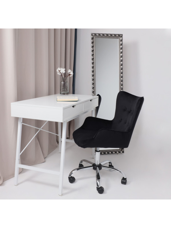 Кресло компьютерное AksHome Bella черный в интерьере