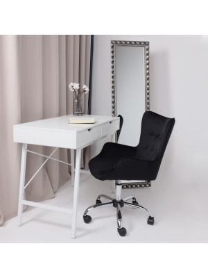 Кресло компьютерное AksHome Bella черный в интерьере