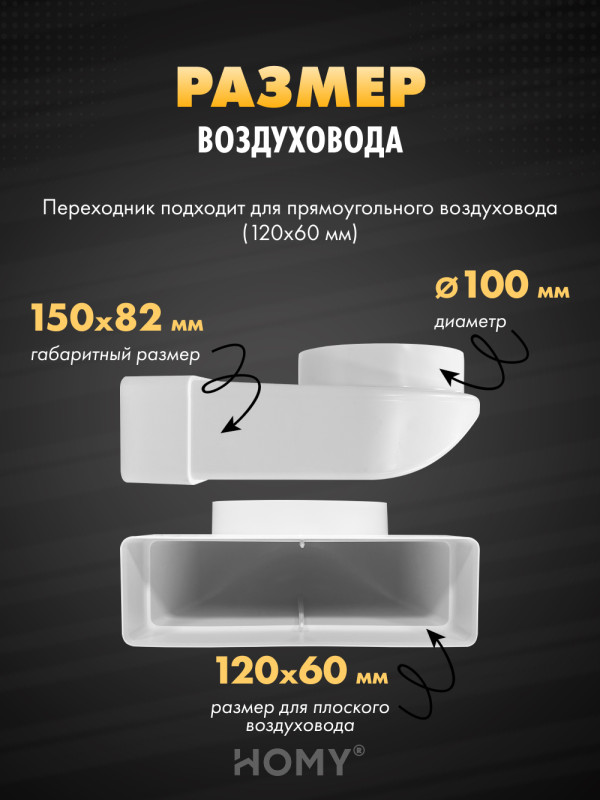 Вентиляционная решетка теневая HOMY AIR OPTIMA Круглый AO100W белая размер воздуховода