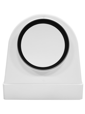 Вентиляционная решетка теневая HOMY AIR OPTIMA Круглый AO100W белая спереди