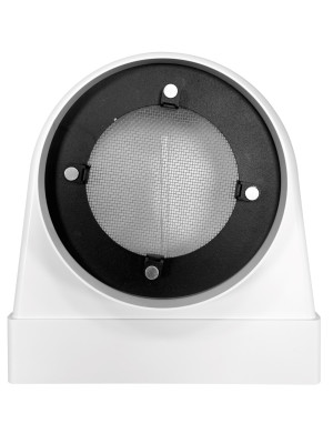 Вентиляционная решетка теневая HOMY AIR OPTIMA Круглый AO100W белая без крышки