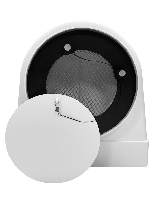 Вентиляционная решетка теневая HOMY AIR OPTIMA Круглый AO125W белая