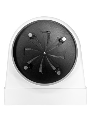 Вентиляционная решетка теневая HOMY AIR OPTIMA Круглый AO150WR белая с регулировкой без крышки