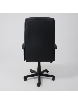 Кресло компьютерное AksHome Dominik Eco черный сзади