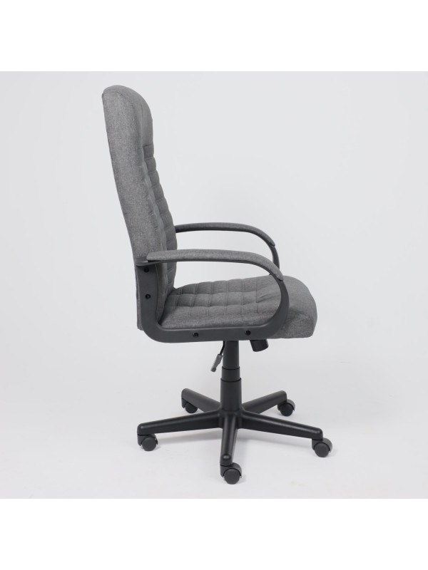 Кресло компьютерное AksHome Dominik серый сбоку