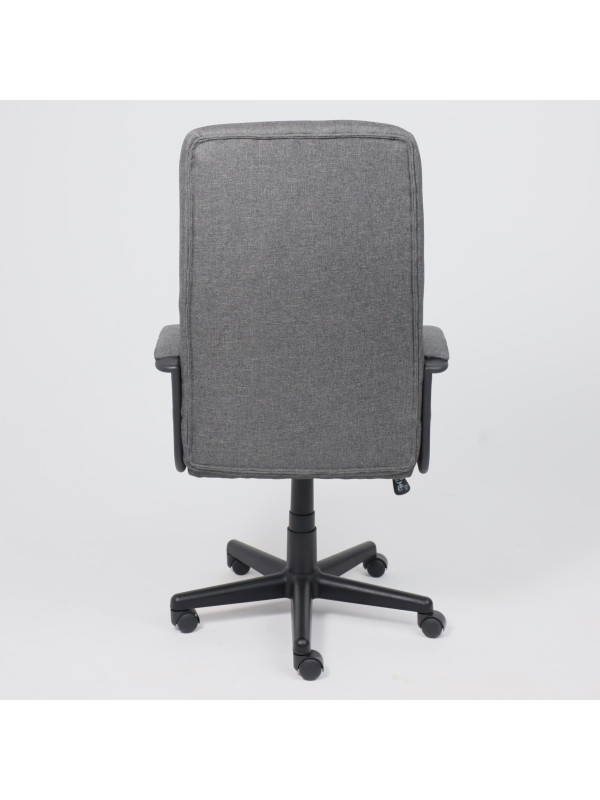 Кресло компьютерное AksHome Dominik серый сзади