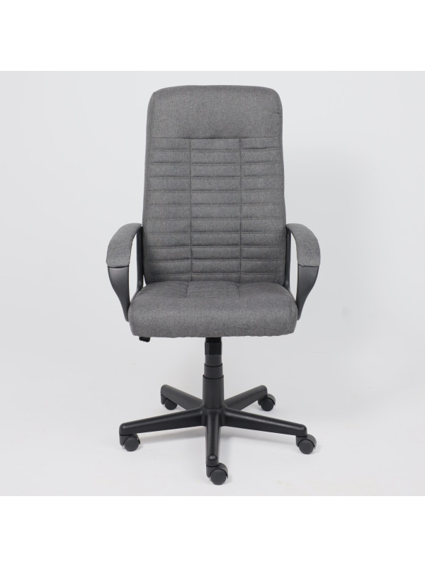 Кресло компьютерное AksHome Dominik серый спереди