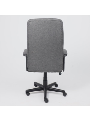 Кресло компьютерное AksHome Dominik серый сзади