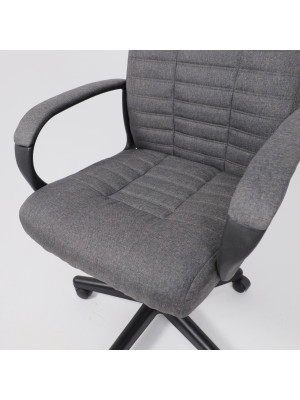 Кресло компьютерное AksHome Dominik серый сверху