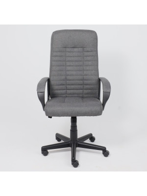 Кресло компьютерное AksHome Dominik серый спереди