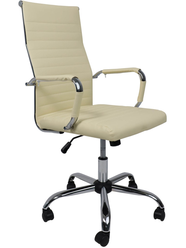 Кресло компьютерное AksHome Elegance Light кремовый