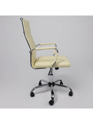 Кресло компьютерное AksHome Elegance Light кремовый