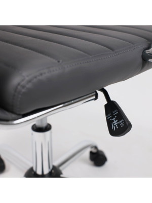 Кресло компьютерное AksHome Elegance Light серый механизм регулировки