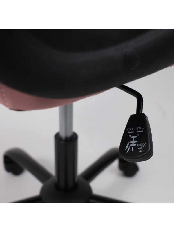 Кресло компьютерное AksHome Estel розовый механи