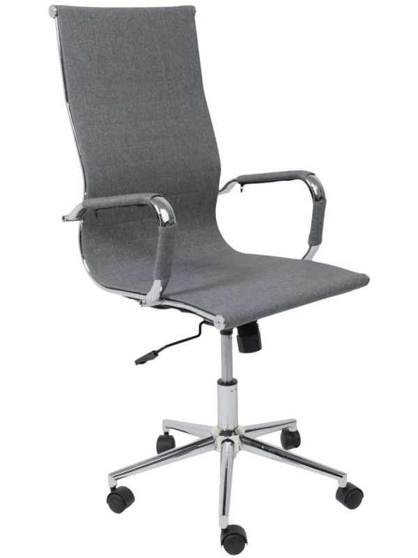 Кресло компьютерное AksHome Evelin серый